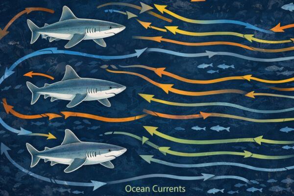 shark migration Currents