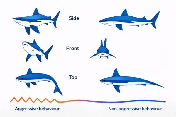 Shark body language explained