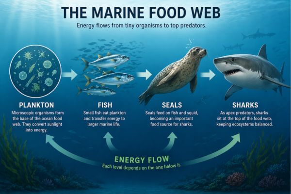 what do sharks eat?