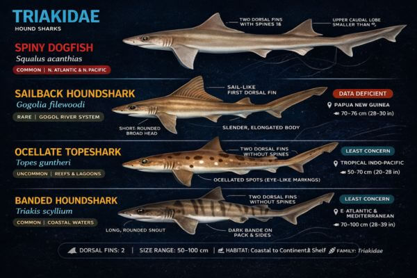 houndshark species comparison sailback houndshark houndshark species comparison sailback houndshark